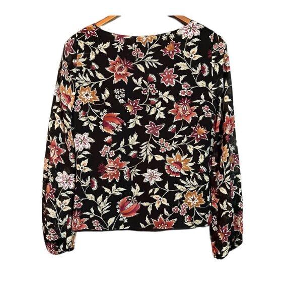 Kenneth Cole floral silk long sleeve shirt. - Picture 12 of 12